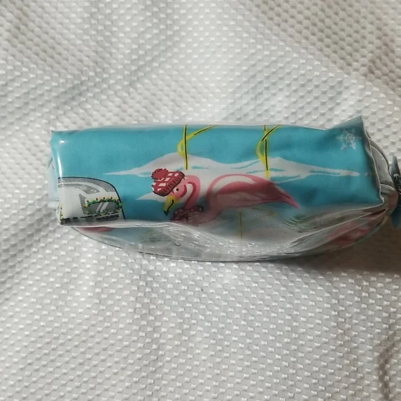 NICK & NORA FLAMINGO HOLIDAY COSMETIC CASE - Picture 8 of 8